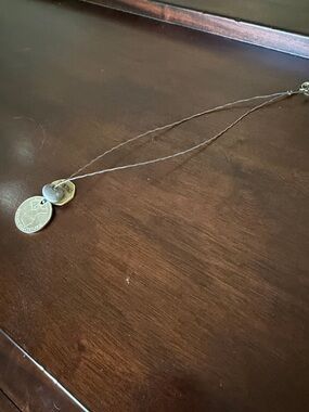Gold Coin Charm Pendant Necklace - Women Jewelry